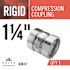 Halex 1-1/4 in. Rigid Compression Coupling
