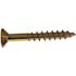 Grip-Rite #6 x 1-5/8 in. #2 Phillips Bugle Head Coarse Thread Gold Screws 1 lb. Box