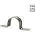 Halex 1/2 in. Standard Fitting Electrical Metallic Tube (EMT) 2-Hole Straps (100-Pack)