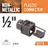 Halex 1/2 in. Non-Metallic Raceway Box/Fitting/Kit Cable Connectors (5-Pack)