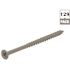 Grip-Rite #8 x 2 in. #2 Phillips Bugle Head Coarse Thread Coated Exterior Wood Screws 1 lb. Box