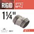 Halex 1-1/4 in. Rigid Offset Conduit Nipple
