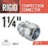 Halex 1-1/4 in. Rigid Compression Conduit Connector