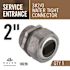 Halex 2 in. Service Entrance (SE) Watertight Connector