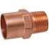 NIBCO 3/4 in. x 1 in. Copper Pressure Cup Male Adapter Fitting