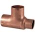 NIBCO 1 in. x 3/4 in. x 1 in. Copper Pressure All x Cup Tee Fitting
