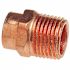 NIBCO 1-1/4 in. Copper Pressure Cup x MIP Adapter Fitting