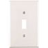 Leviton 1-Gang White Toggle Nylon Midway/Midsize Wall Plate (10-Pack) PJ1-WM