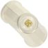 Leviton 660-Watt Keyless Twin-Socket Lamp Holder Adapter 128-W