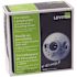 Leviton Glazed Porcelain Lamp Holder with Pull Chain and Outlet 9726-C