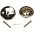 DANCO Trip Lever Bath Tub Drain and Overflow Trim Kit in Polished Brass