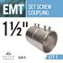 Halex 1-1/2 in. Electrical Metallic Tube (EMT) Set-Screw Coupling
