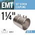 Halex 1-1/4 in. Electrical Metallic Tube (EMT) Set-Screw Coupling