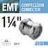 Halex 1-1/4 in. Electrical Metallic Tube (EMT) Compression Connector
