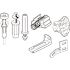 Prime-Line Bi-Fold Door Repair Kit, For 7/8 in. Wide Track, Used with 3/8 in. Outside Diameter Pivots and Guides