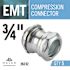 Halex 3/4 in. Electrical Metallic Tube (EMT) Compression Connectors (5-Pack)