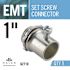 Halex 1 in. Electrical Metallic Tube (EMT) Set-Screw Connector