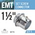 Halex 1-1/2 in. Electrical Metallic Tube (EMT) Set-Screw Connectors