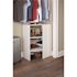 ClosetMaid Selectives 29 in. W White Corner Base Organizer for Wood Closet System