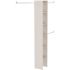 ClosetMaid Selectives 12 in. W White Custom Tower Wall Mount 6-Shelf Wood Closet System