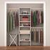 ClosetMaid Selectives 60 in. W - 120 in. W White Reach-In Tower Wall Mount 6-Shelf Wood Closet System