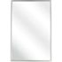 Bradley 24 in. x 36 in. Single Angle Frame Mirror in Stainless Steel