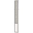 ODL White Cordless Add On Enclosed Aluminum Blinds with 1/2 in. Slats for 7 in. Wide x 64 in. Length Side Light Door Windows