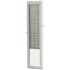 ODL White Cordless Add On Enclosed Aluminum Blinds with 1/2 in. Slats for 8 in. Wide x 36 in. Length Side Light Door Windows