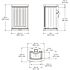 Mayne Madison 40 Gal. White Polyethylene Rain Catcher