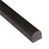 MSI Absolute Black Pencil Molding 3/4 in. x 12 in. Polished Granite Wall Tile (1 lin. ft.)