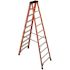 Werner 10 ft. Fiberglass Step Ladder (14 ft. Reach Height) 300 lb. Load Capacity Type IA Duty Rating