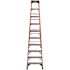 Werner 10 ft. Fiberglass Step Ladder (14 ft. Reach Height) 300 lb. Load Capacity Type IA Duty Rating
