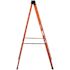 Werner 10 ft. Fiberglass Step Ladder (14 ft. Reach Height) 300 lb. Load Capacity Type IA Duty Rating