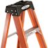 Werner 10 ft. Fiberglass Step Ladder (14 ft. Reach Height) 300 lb. Load Capacity Type IA Duty Rating