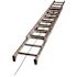Werner 20 ft. Aluminum Extension Ladder (19 ft. Reach Height) with 225 lb. Load Capacity Type II Duty Rating