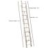 Werner 20 ft. Aluminum Extension Ladder (19 ft. Reach Height) with 225 lb. Load Capacity Type II Duty Rating