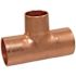 Everbilt 1-1/4 in. x 1-1/4 in. x 1 in. Copper Pressure Cup x Cup x Cup Reducing Tee