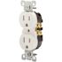 Leviton 15 Amp 125 V Tamper Resistant Duplex Outlet/Receptacle, White (10-Pack) T5320-WMP