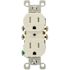 Leviton 15 Amp 125 V Tamper Resistant Duplex Outlet/Receptacle, White (10-Pack) T5320-WMP