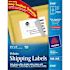 Avery Dennison AVERY SHIPPING LABELS WITH TRUEBLOCK TECHNOLOGY, 3-1/2 X 5, WHITE, 100/PACK