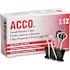 ACCO SMALL BINDER CLIPS, STEEL WIRE, 5/16 IN. CAP., 3/4 IN.W, BLACK/SILVER, DOZEN