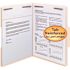 Smead Folder 2-Fasteners 1/3 Cut Assorted Top Tab Letter, Manila (50/Box)