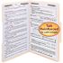 Smead 2 in. Folder Fasteners with 1/3 in. Cut Assorted Top Tab Legal, Manila (50/Box)