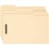 Smead 2 in. Folder Fasteners with 1/3 in. Cut Assorted Top Tab Legal, Manila (50/Box)