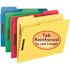 Smead 2 Fastners Folders with 1/3 Cut Assorted Top Tab Letter, Green (50-Pack)