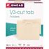 Smead File Folders 1/3 in. Cut Assorted 1-Ply Top Tab Letter, Manila (100-Box)