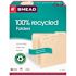 Smead 100% Recycled File Folders, 1/3 in. Cut 1-Ply Top Tab Letter, Manila (100-Box)