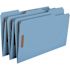 Smead 2 Fasteners Folders 1/3 Cut Assorted, Top Tab, Legal, Blue (50- Pack)
