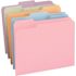 Smead File Folders 1/3 in. Cut Top Tab Letter Pink (100-Box)