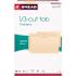 Smead 1-Ply Top Tab Legal 1/3 in. Cut Assorted Position File Folders, Manila (100-Box)